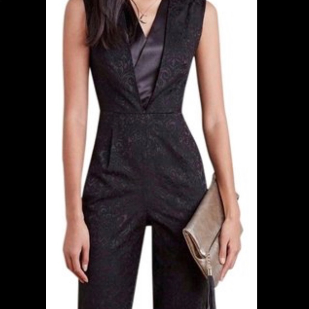 Anthropologie Greenwich & Mews Tuxedo Jumpsuit, size 10